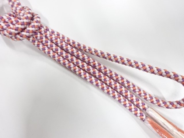 未使用品　正絹　手組帯締め